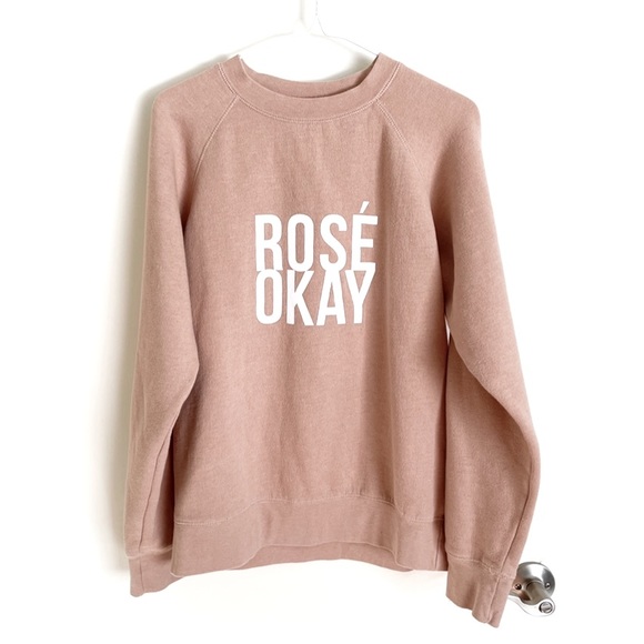 Brunette the Label ROSE OKAY Sweatshirt size S/M - Picture 3 of 3